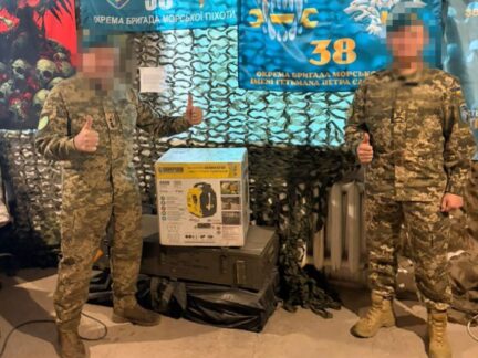 We Donated a Generator to the Petro Sahaidachnyi Marine Brigade